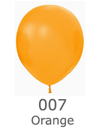 couleur ballon latex publicitaire pastel orange