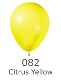 couleur ballon latex publicitaire metalic citrus yellow