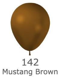 couleur ballon latex publicitaire metalic mustang brown